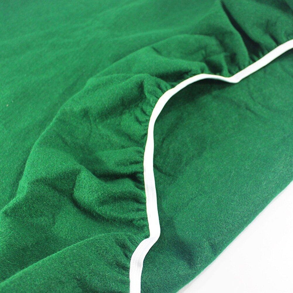 Tsffae Housse De Table De Poker Ronde en Feutre Vert, Style Casino, Protection De Table De Poker, Réduction du Bruit Prévention des Glissements Pendant Nuit De Jeu