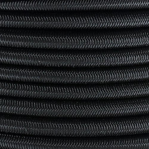 Big Sale PARACORD PLANET 3/8 Inch Elastic Bungee Nylon Shock Cord Stretch String Crafting – Various Colors – 10, 25, 50 & 100 Foot Lengths – Made In USA