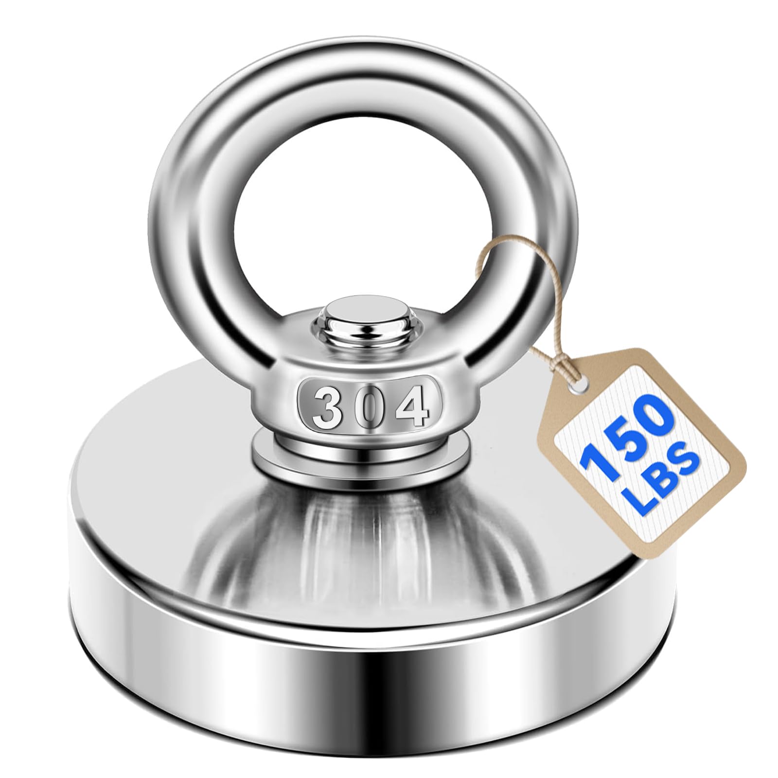 Amazon.com: DIYMAG Strong Neodymium Fishing Magnets 150 Lbs(68 KG