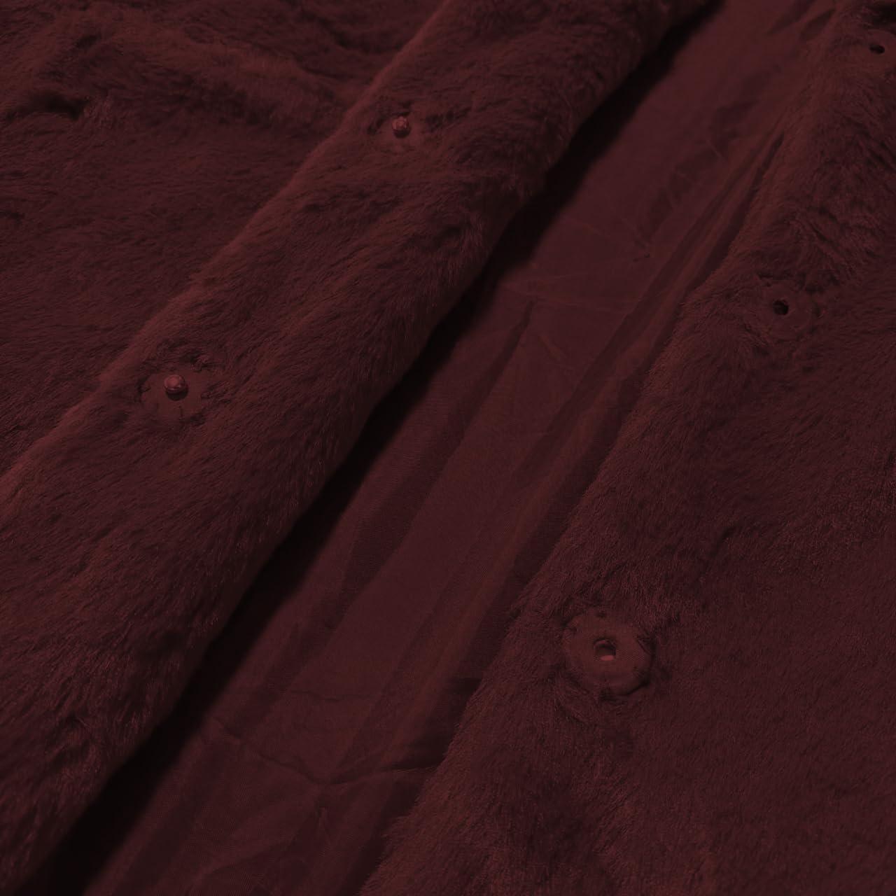 TOPONSKY Womens Winter Warm Lapel Faux Fur With Inner Lining & Buttons Coats - Image 5