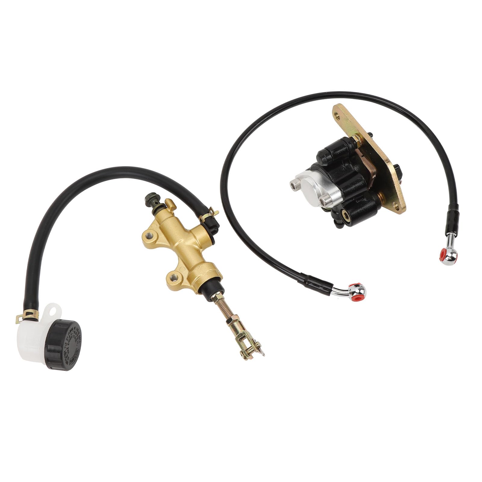 etrier arriere, Master-Cylindre de Frein Arrière Assy, Maître D'étrier de Frein Arrière en Métal pour 200 Yfs200 2003-2006 avec Numéro OE ajusté pour 200 Yfs200 2003-2006