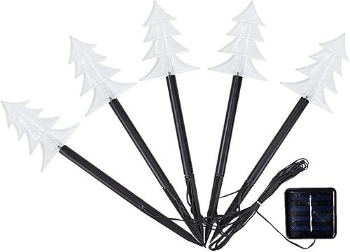 Miniatura 6 de Generic Luces solares de camino para árbol de Navidad, luces LED impermeables de decoración de Navidad con temporizador, luces nocturnas de césped