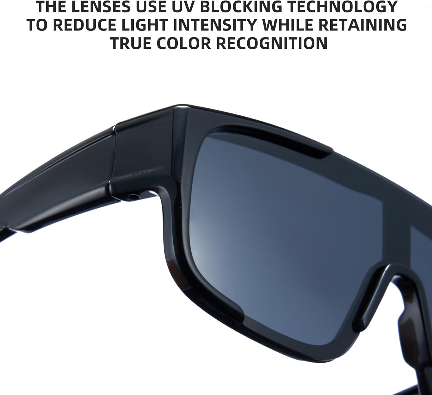 Cyxus One-Piece Polarized Fit Over Sunglasses Women Men Oversized Wraparound Cycling Driving Fishing P1346 - Image 5