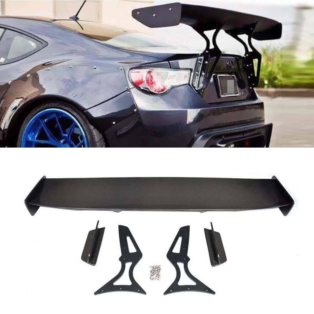 RAINRAINRAIN Car Spoiler Suitable for 86 GT 2017 2018 Rear Roof Boot Lip Wing Carbon Fiber CF Trunk Lid Spoiler