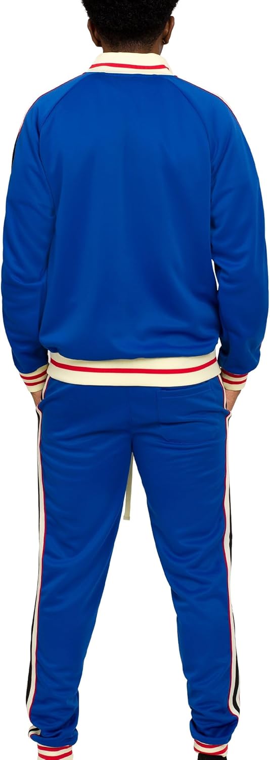 G-Style USA Men's G Track Suit Set ST575 - Royal Blue - 3X-Large - Image 3