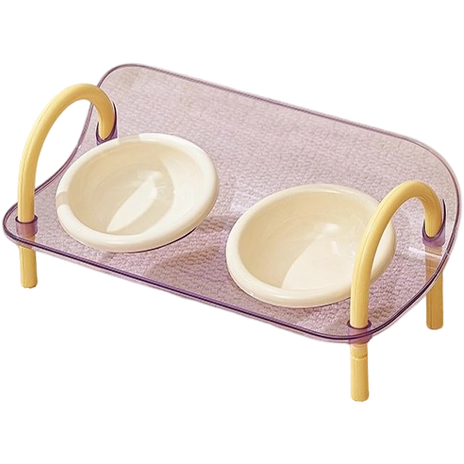 Bol pour chats élevés au design ergonomique et nettoyage facile