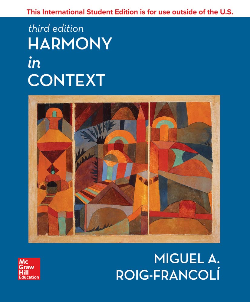 ISE Harmony in Context l'ouvrage académique de référence en harmonie