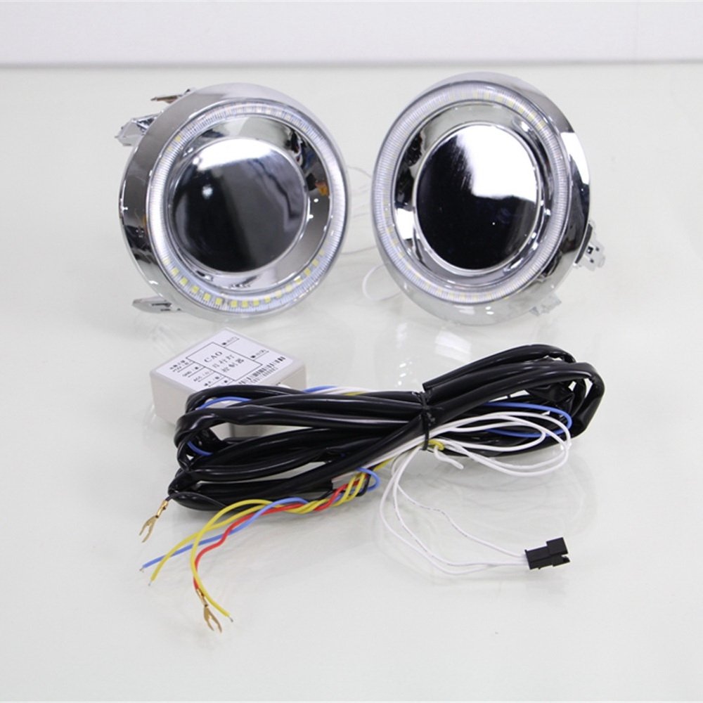 LED de luces diurnas DRL para Land Cruiser Prado 2700/4000 FJ150 LC150 2014 2015, 6000K LED DRL + señales de vuelta amarillo