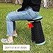 GaiGaiMall Portable Telescoping Stool Folding Camping Stool Seat for Fishing Hiking Traveling Outdoor Activities