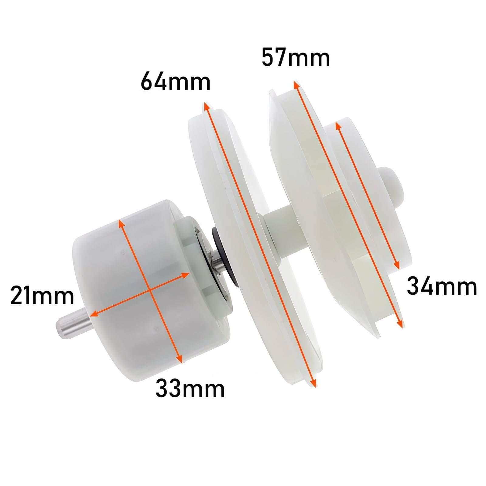 Accesorios For Lavavajillas VSM-E25A0: Bomba De Circulación De Repuesto, Rotor Y Impulsor. Compatible Con Samsung DD82-01777A.