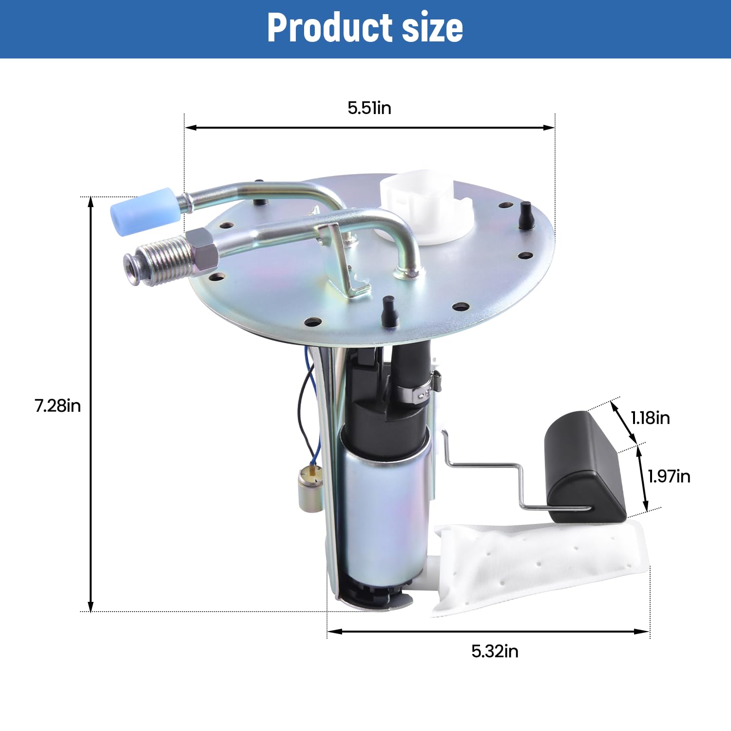 Amazon.com: Farpida E8013H, SP9162H Electric Fuel Pump