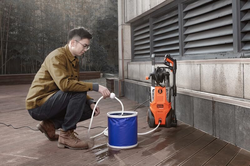 Image of BLACK+DECKER BEPWB2400-IN 220V 2100W High Pressure Washer, 6.5 L /min Maximum Flow Rate, IPX5 Protection