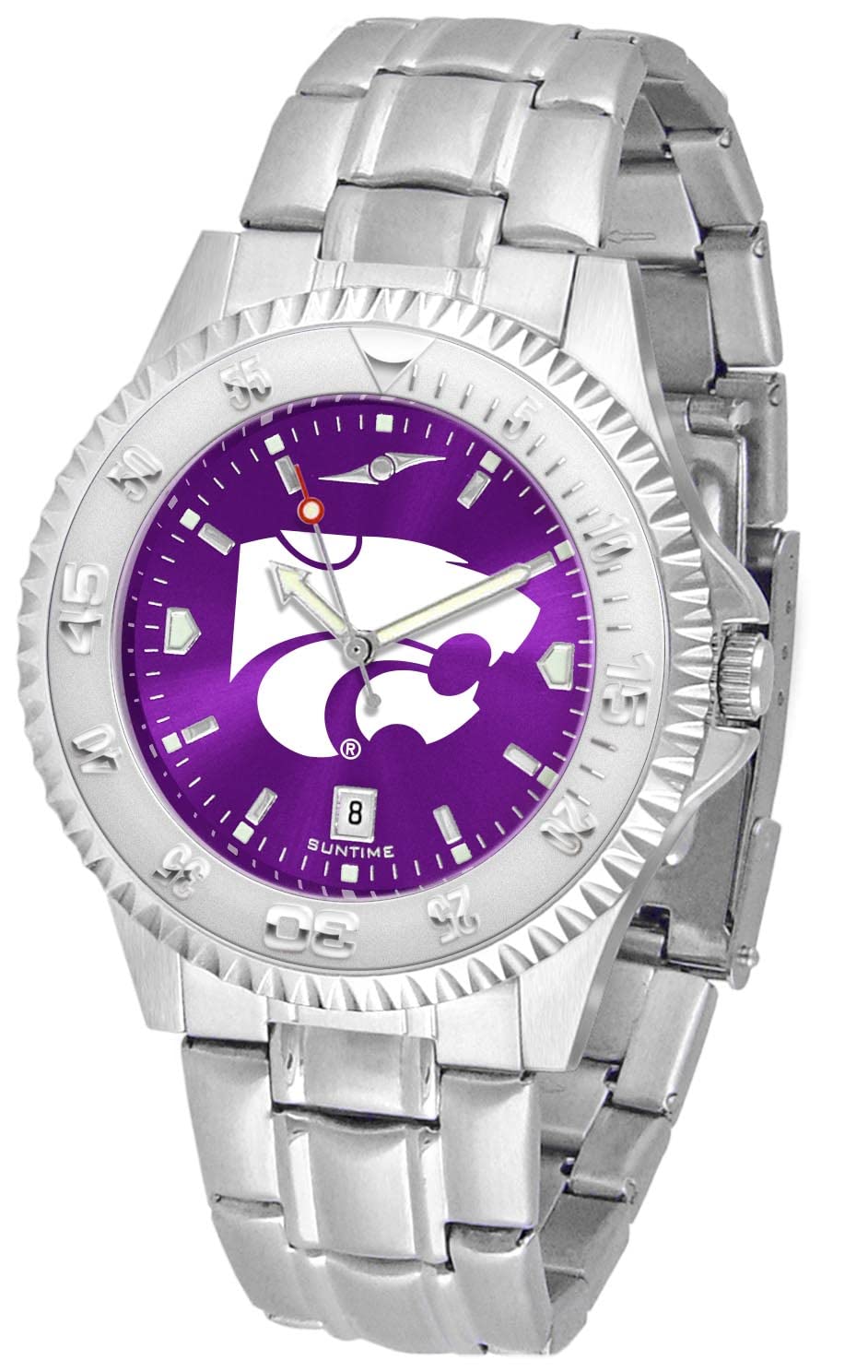 SunTime Men's Competitor 40mm Quartz Watch, 20mm Stainless Steel Strap, Anochrome Dial