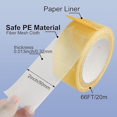 Miniatura 2 de Cinta adhesiva de doble cara, resistente de 2 caras, cinta de tela súper adhesiva de 2 pulgadas x 66 pies