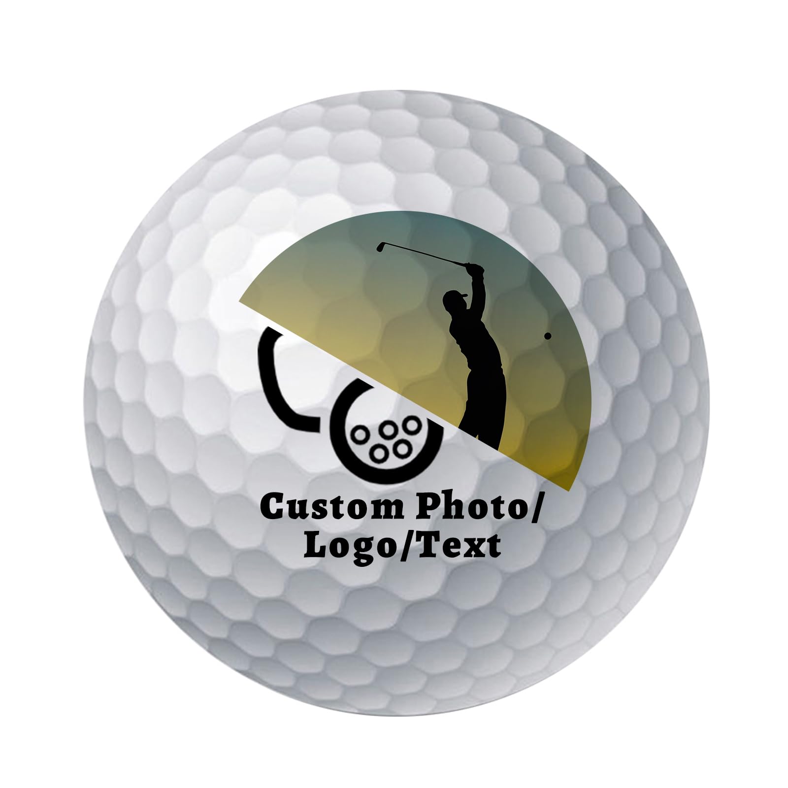 Personalised Golf Balls with Photo/Logo/Text Custom Personalised Golf Gifts for Golfers Men Novelty Funny Golf Balls (3)