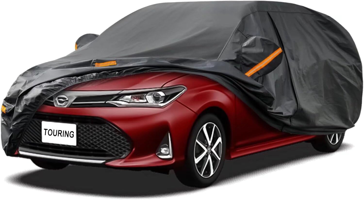 Kayme Funda Coche Exterior, Compatibles con Audi A3 Sportback(1996-2025), Cubierta para Coche Impermeable Transpirable Anti-UV Antipolvo de 7 Capas, Cubre Coche con Cremallera y Forro de Algodón. — view 60