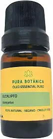 Óleo Essencial de Eucalipto 100% Puro e Natural, Ideal para Aromaterapia, Difusores, Massagens - Pura Botânica