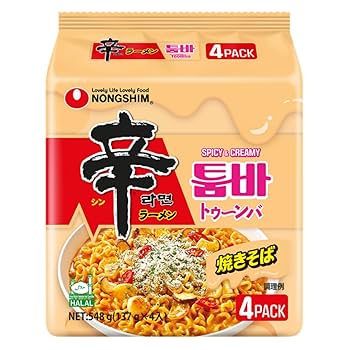 ［入手困難］辛ラーメントゥーンバ １ケース Amazon.co.jp: 【農心】辛ラーメントゥーンバ137gX8袋 焼きそば