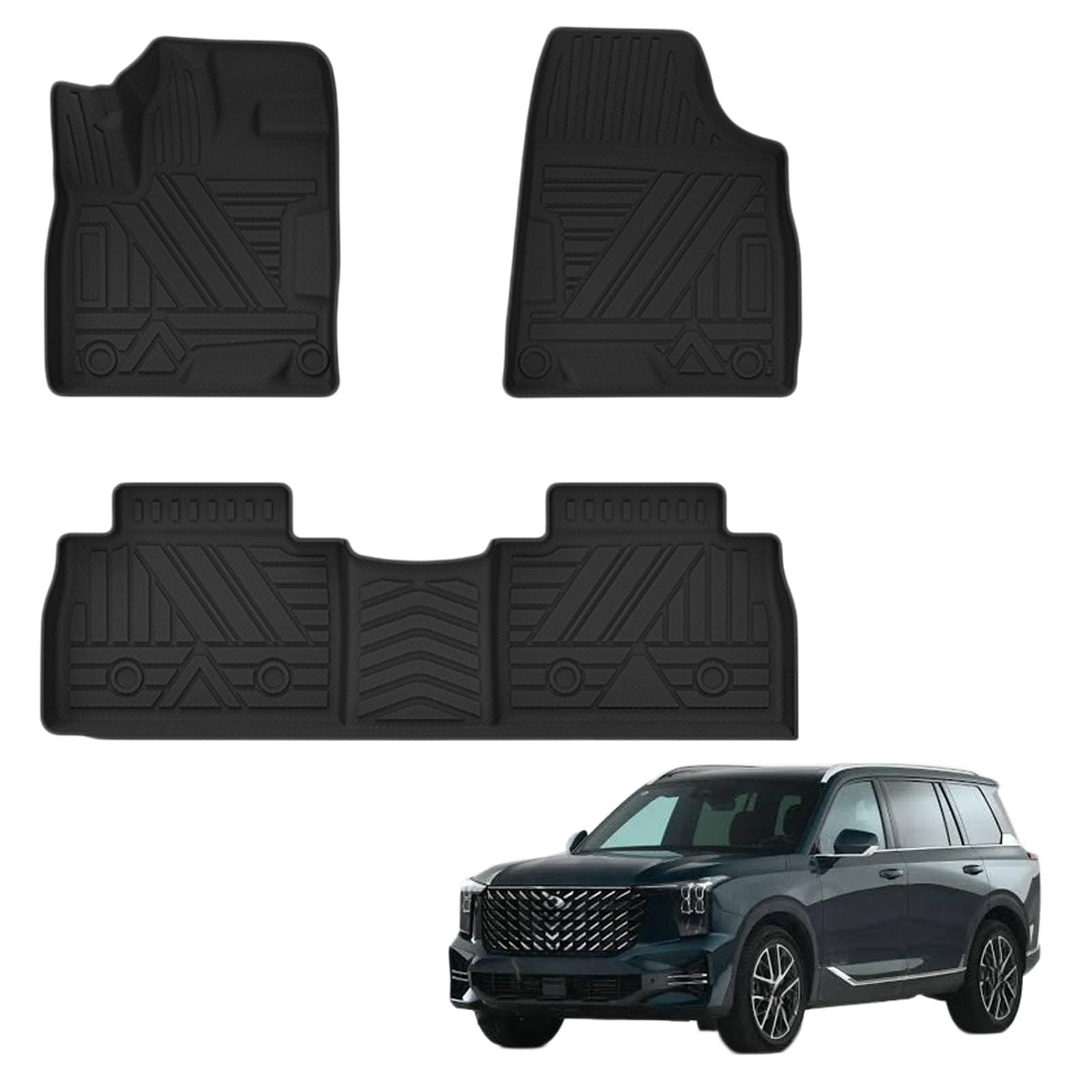 PAPEP Floor Mats for Trumpchi GS8 5-seater 2017-2021 RHD