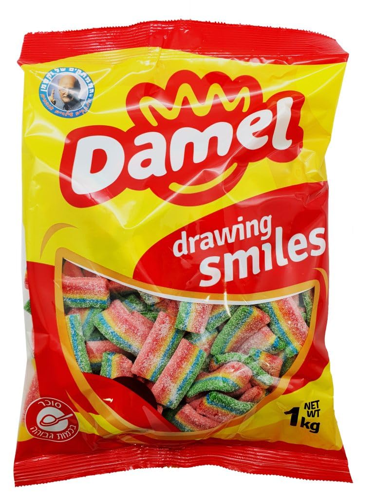 HOLY SPICE Damel Bulk Candy (Rainbow Strip) 2.2 Pounds