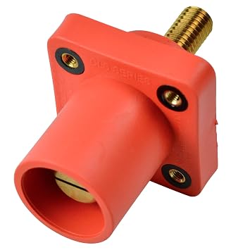 Marinco Power Products CLS40MRSB-G CLS 16 Series Panel Mount 400A/ 600V 1.125" Threaded Stud; Male - Orange G