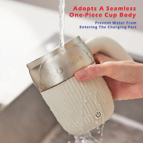 Miniatura 5 de Taza mezcladora eléctrica Taza de café recargable autoagitable magnética taza de acero inoxidable para oficinacocinaviajescafé caserochocolate