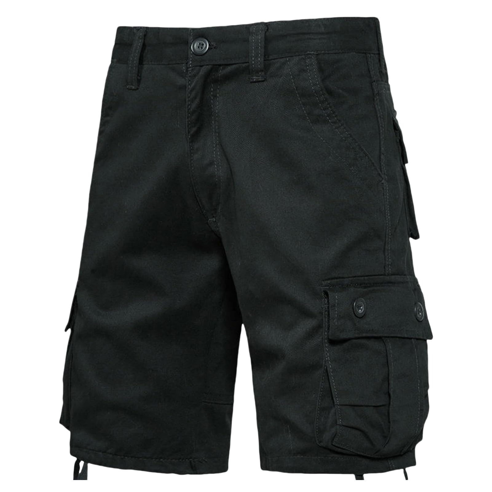 Pantaloncini da lavoro da uomo resistenti multitasche, vestibilità larga, estivi, per attività all'aperto