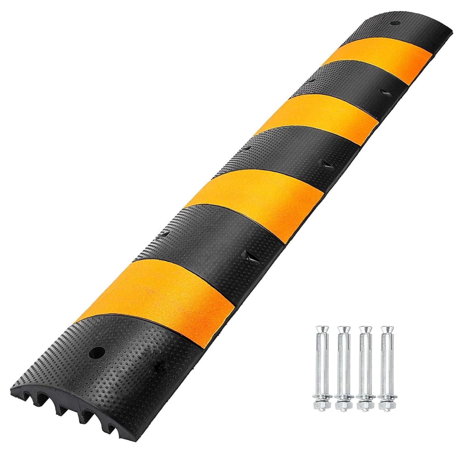 Garvee Dosso Rallentatore in Gomma 183 cm Heavy Duty Per Parcheggi