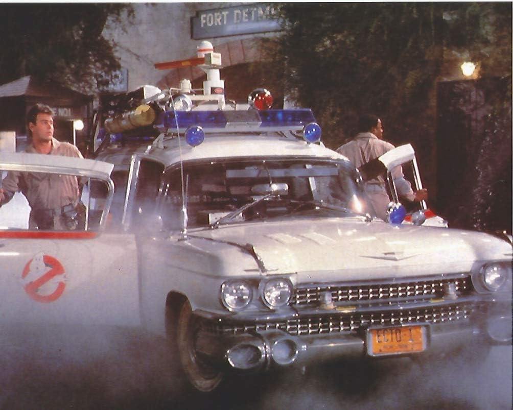 Ghostbusters Car Ecto-1 8 x 10 Ernie Genuine Free Shipping Gifts Aykroyd Hudson Dan Photo