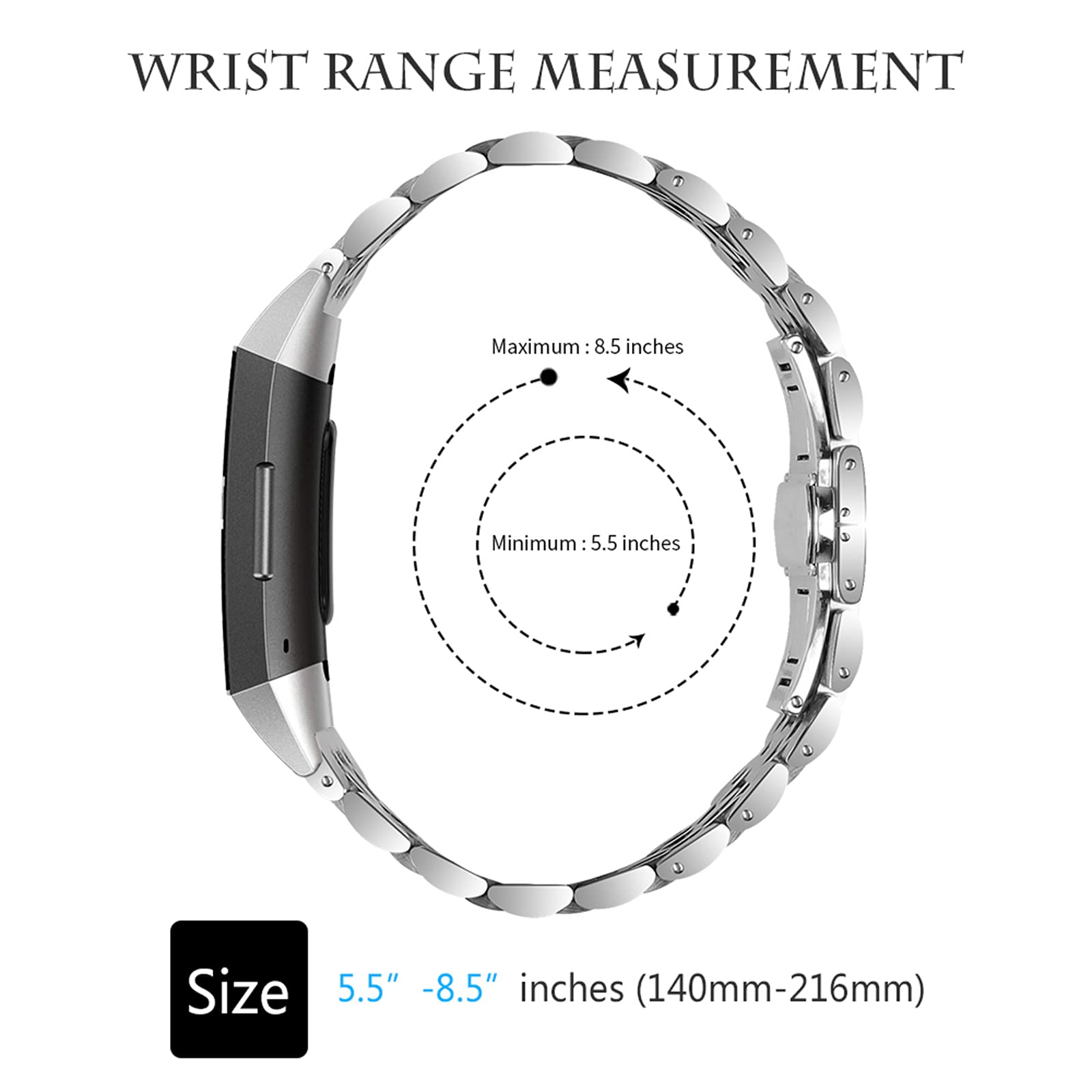 Cinturino In Acciaio Inossidabile Per Cinturino Fb Charge 4 Cinturino Di Ricambio Smart Watch Bracciale Charge3 Charge4 Fitbit Charge 3 Band