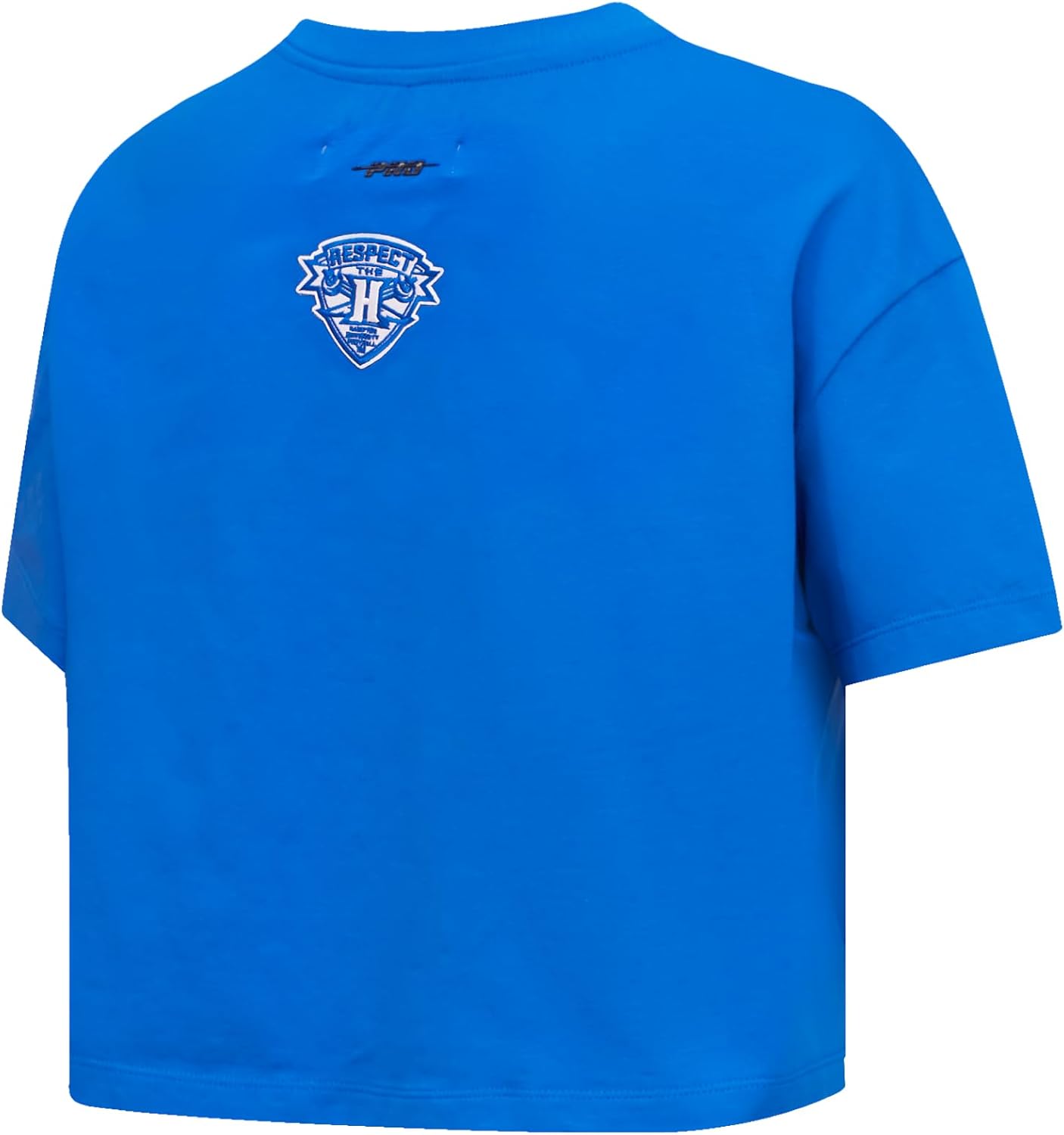 Pro Standard Womens Hampton University Classic Essentials Short Sleeve Boxy Tee Royal Blue S - Image 2