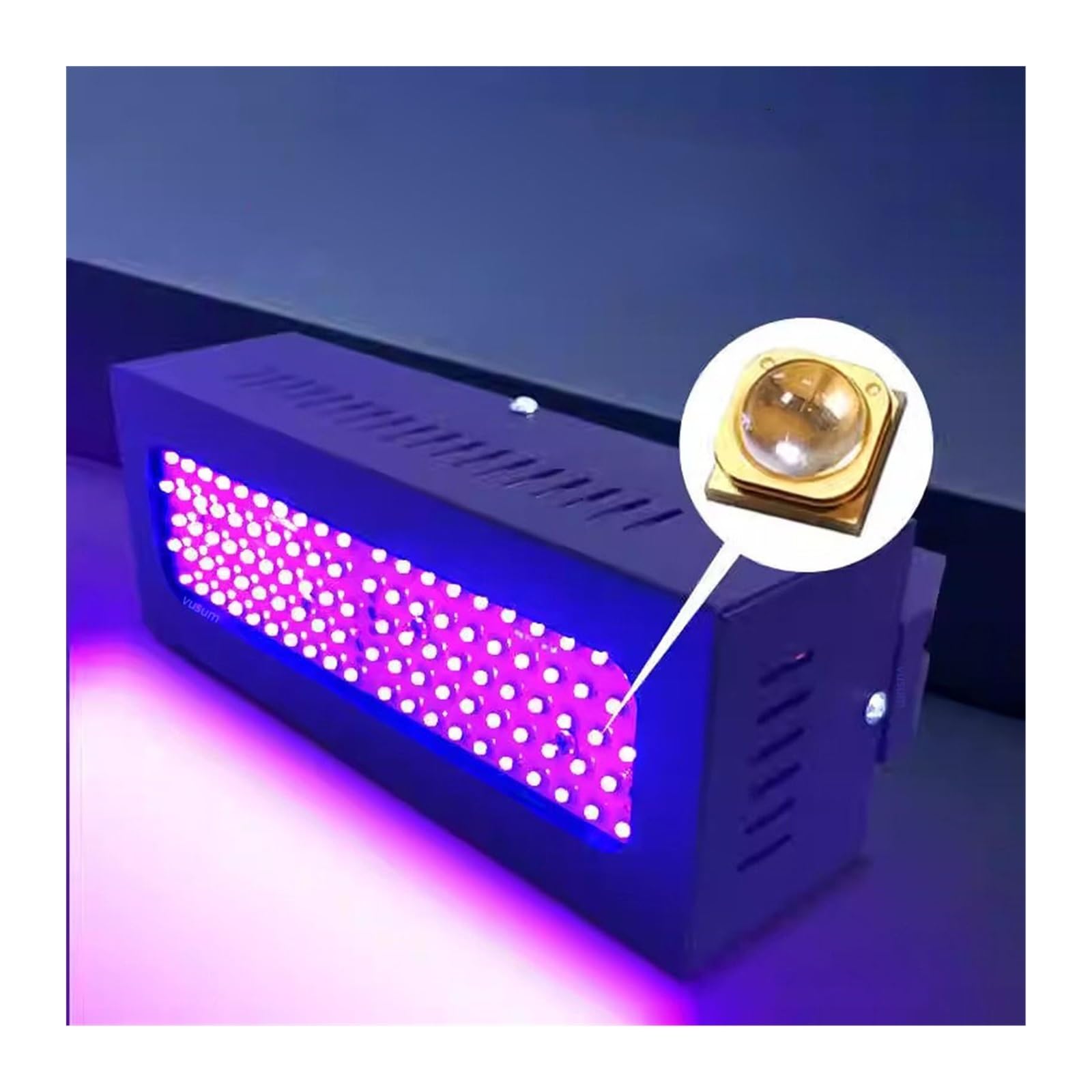 lámpara de curado UV, Lámpara De Curado Ultravioleta UV, Reparación Chapa Automotriz, Adhesivo Sin Sombras, PCB, Pintura Al Óleo Verde, Tinta Pared, Serigrafía(365nm,1500W)