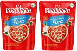 Molho de tomate para pizza Predilecta sem glúten em sachê 1.7 kg (2)