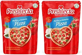 Molho de tomate para pizza Predilecta sem glúten em sachê 1.7 kg (2)