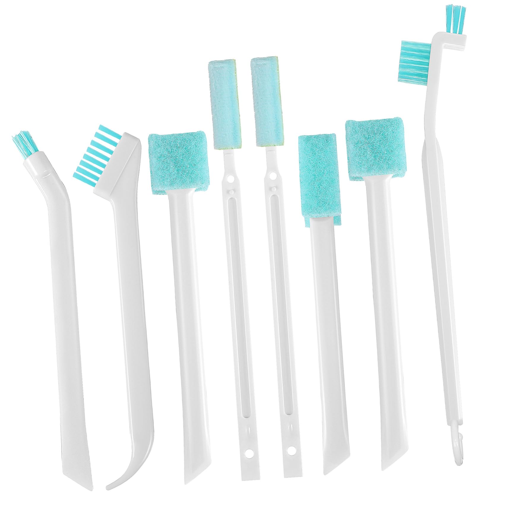 FRCOLOR Detail Cleaning Brush Set Groove Brush for Grout Window Tracks and More and Easy to Store