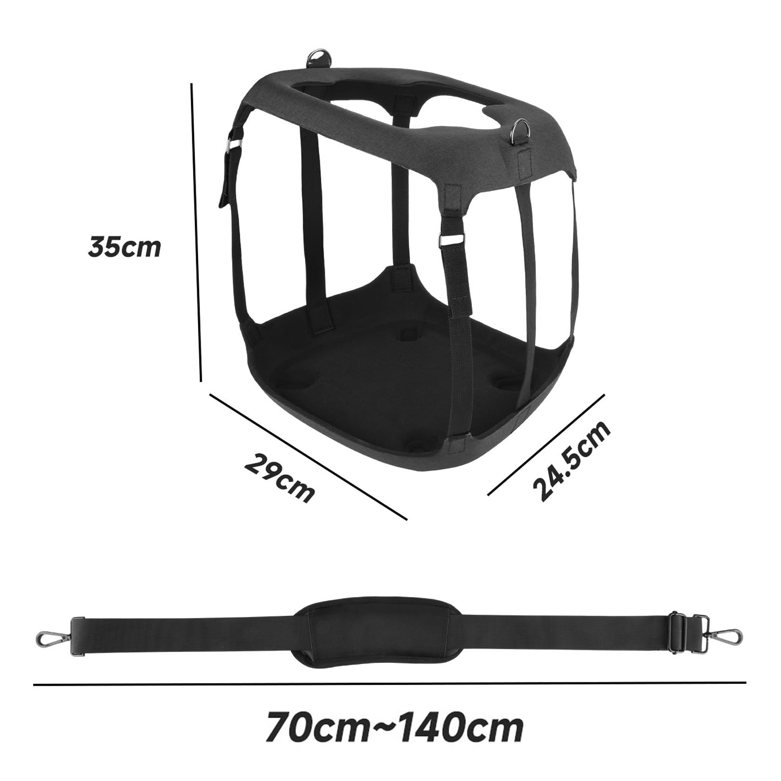 Pasek do Przenoszenia Futerał do JBL Partybox Encore 2 Głośnik Imprezowy Bluetooth,Partybox Encore Essential 2 EVA Pokrowiec Podróżny Paskiem na Ramię Torba na Ramię Akcesoria