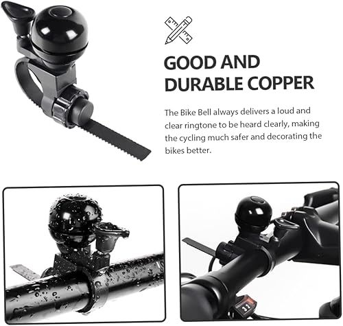 Miniatura 7 de BESPORTBLE Campana de bicicleta para adultos, campanas de bicicleta para adultos, bicicletas para niños, monopatín