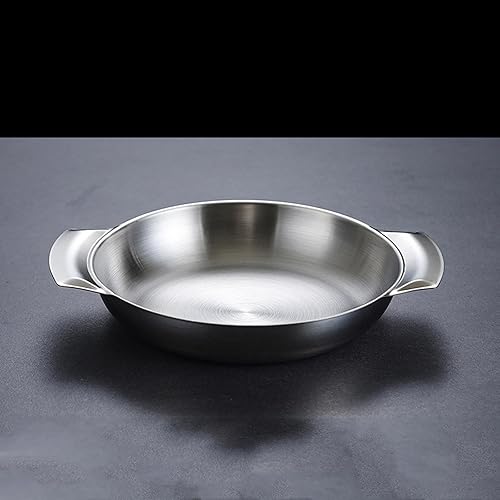 Miniatura 4 de Olla de cocina de acero inoxidable, sartén, utensilios de cocina para picnic, camping, cocina, hogar, 7.1 in