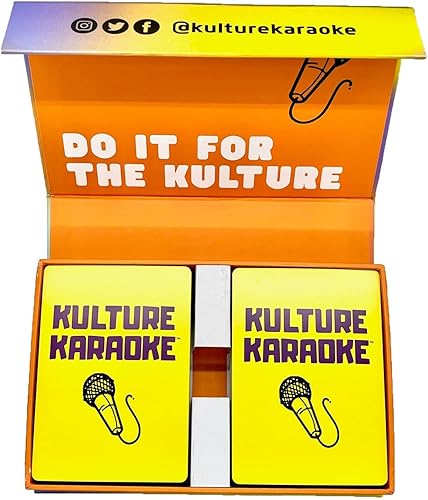 Miniatura 2 de Kulture Karaoke Kulture Karaoke, ayuda a tu juego o noche de karoke con estas cartas para darte ideas de canciones y categorías divertidas para más