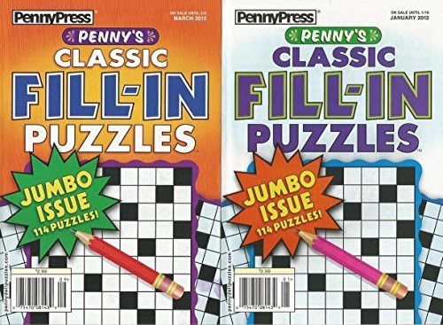 Penny's Classic Fill-In Puzzles-3 Pack