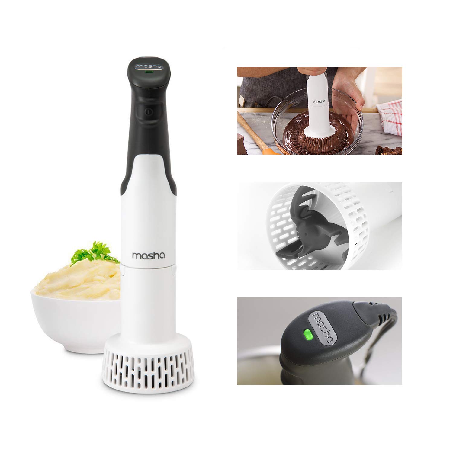Buy Masha Official Electric Potato Masher Hand Blender 3in1 Multi