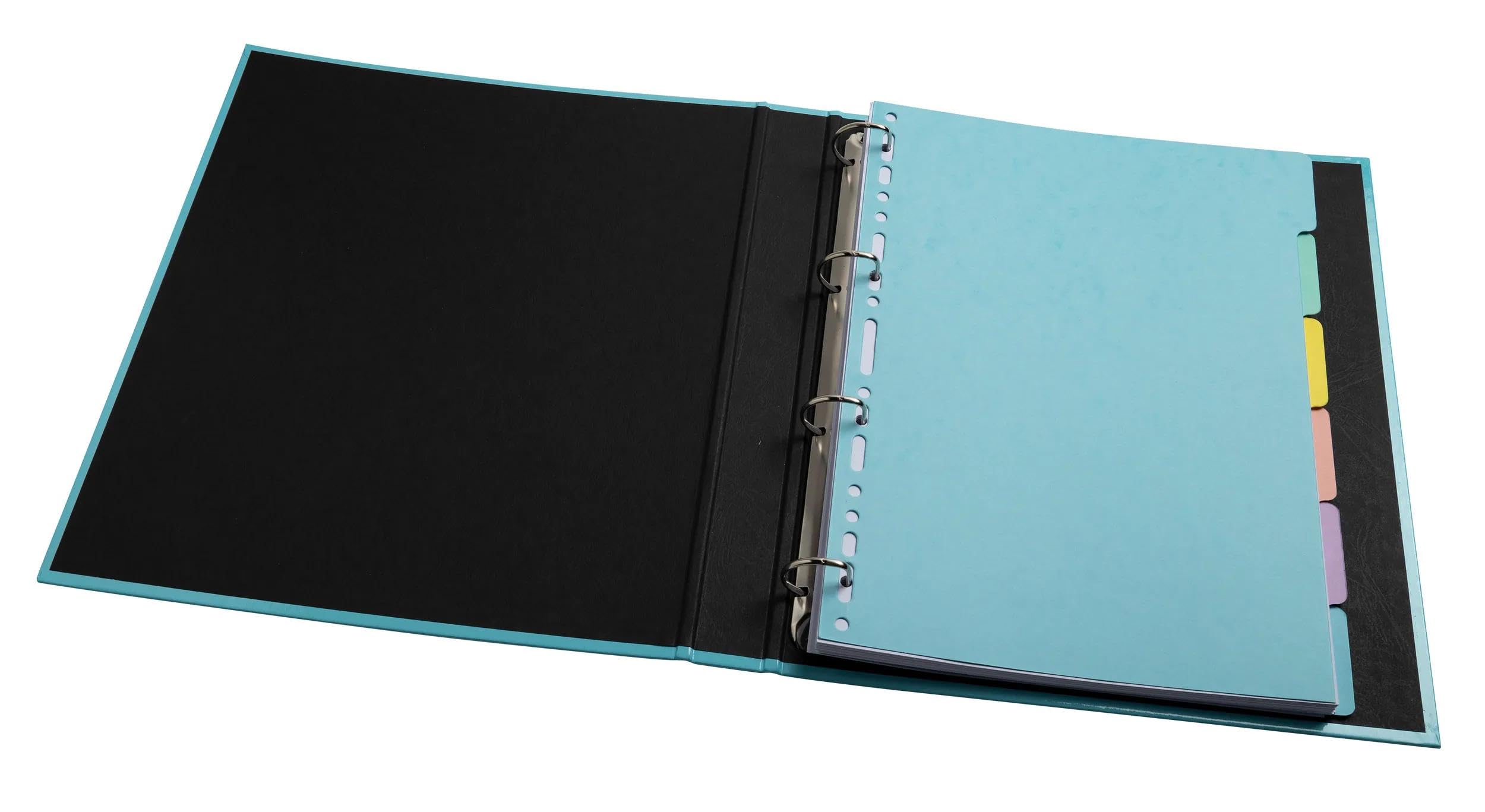 Exacompta - Ref. 7706E – Karton mit 25 Registern Aquarel – aus glänzendem 400 g/m² Karton – 6 neutrale Register – Format zum Einordnen A4 – Indexseite im Lieferumfang enthalten – FSC-zertifiziert
