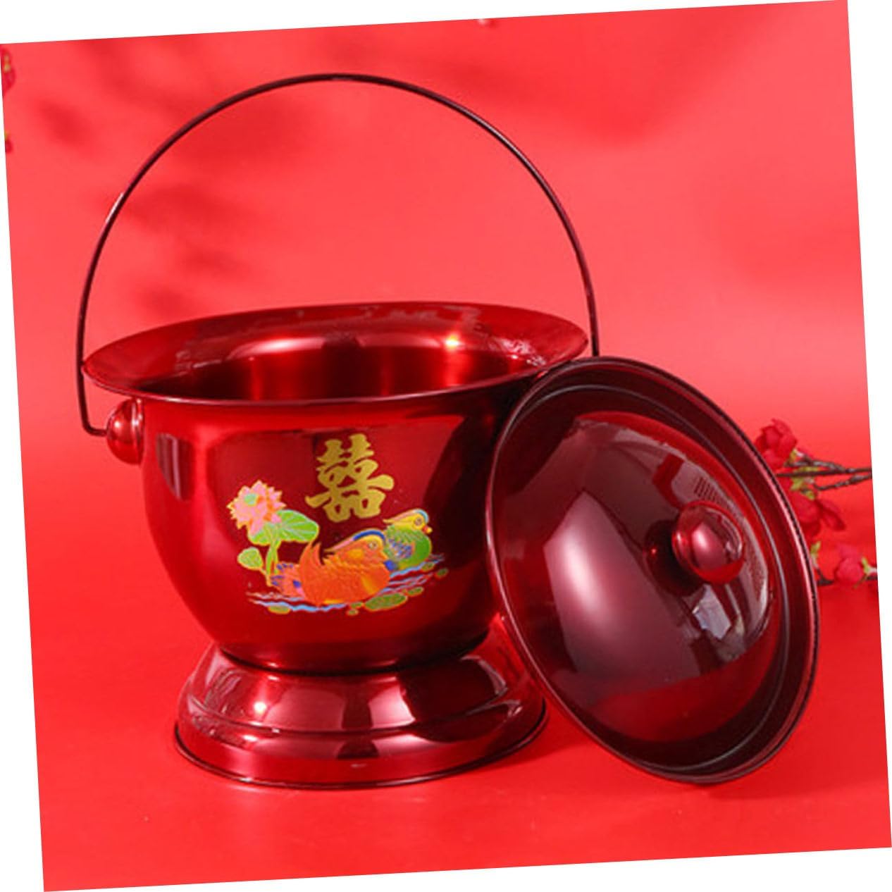 Thickened Stainless-Steel Chamber Pot Household Spittoon Portable Bedpan for Elderly Boys and Girls