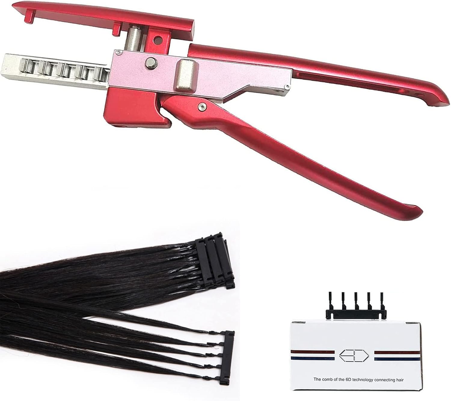 6D Hair Extension Machine 5 Row Human Hair 6d2 Hair