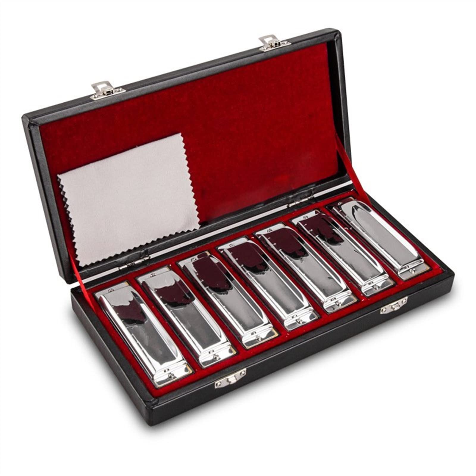 10-dołkowa Harmonijka Diatoniczna 10-dołkowa Harmonijka 7-tonowa / 12-tonowa Harmonijka Ustna Harmonijka Dla Początkujących (Color : 7-tune)