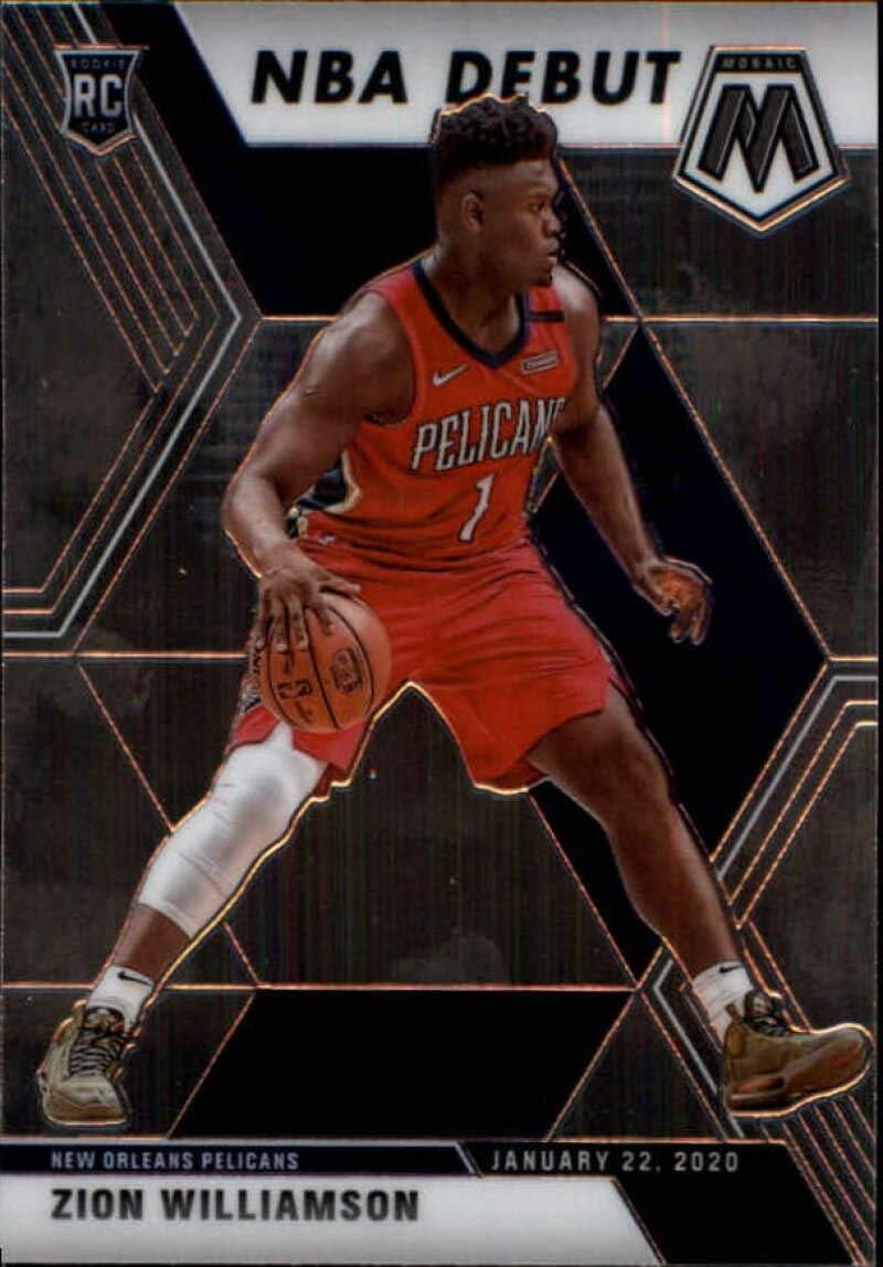 2019-20 Panini Mosaic #269 Zion Williamson RC - New Orleans Pelicans NBA Basketball Card NM-MT (Rookie Card)