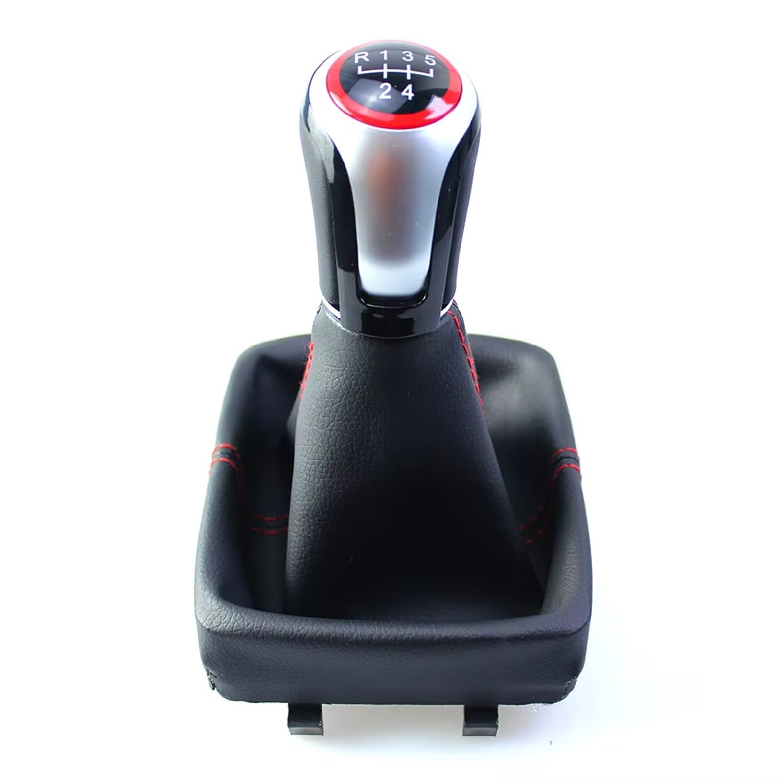 Wsbojxth One Color Gear Stick Compatible With Vw For Polo 9N 9N2 2002 2003 2004 2005 2006 2007 2008 2009 Pu Gear Shift Knob With Lever Shifter Gaitor Boot Cover 6Qi711113(5Speed)