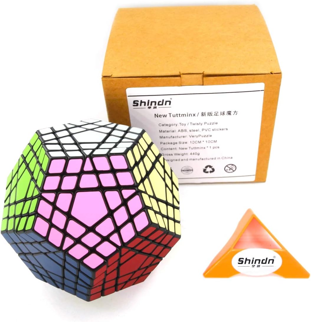 Very Puzzle Spherical 12-Sided Cube New Tuttminx Cube Megaminx Cube Sticker Version