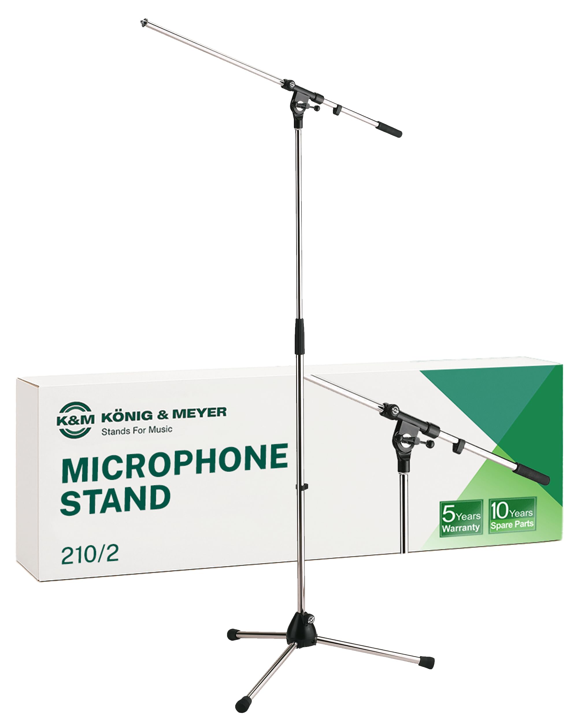 Amazon.com: K&M König & Meyer 21020.500.02 Tripod Microphone Stand