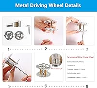 Vista 6 de Chasis de coche de tanque de robot de absorción de impactos profesional con motor codificador de CC para Arduino/Raspberry Pie, Vehículo